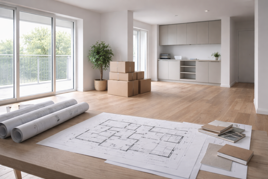 Network planning for moving or renovation